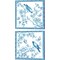 Chinoiserie Tile by Tre Sorelle Studios 14" x 14" Canvas Wall Art (Set of 2)